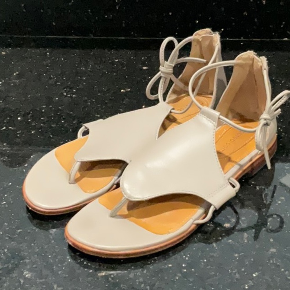 Corso Como Brand  Light grey color leather sandals